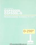 Okuma-Okuma OSP5020L, OSP500L-G Programming Manual 1990-OSP500L-G-OSP5020L-01